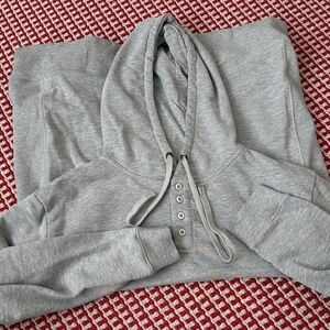 Men's Gray Hoodie Sweatshirt